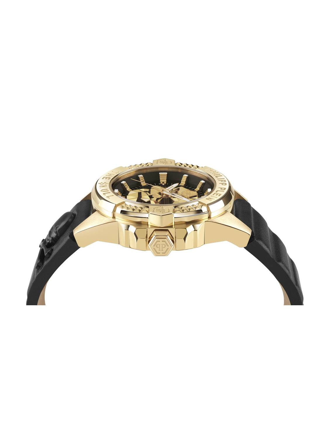 Philipp Plein Herrenuhr The $kull Titan Gold PWAAA0521