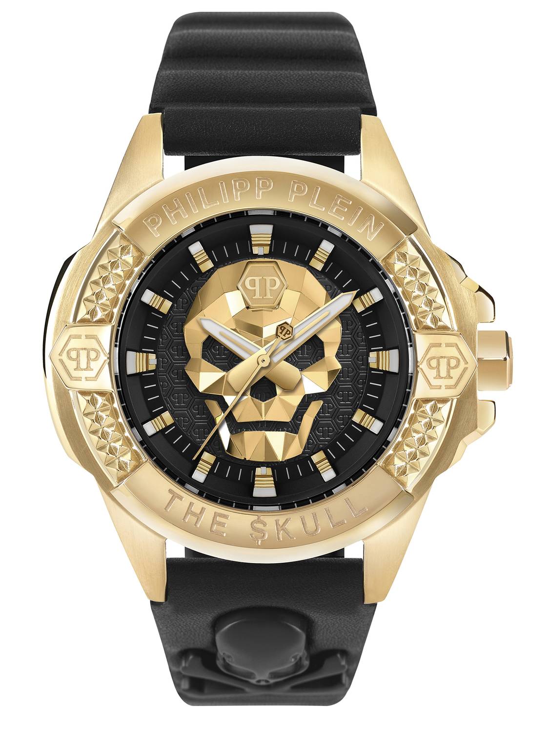 Philipp Plein Herrenuhr The $kull Titan Gold PWAAA0521