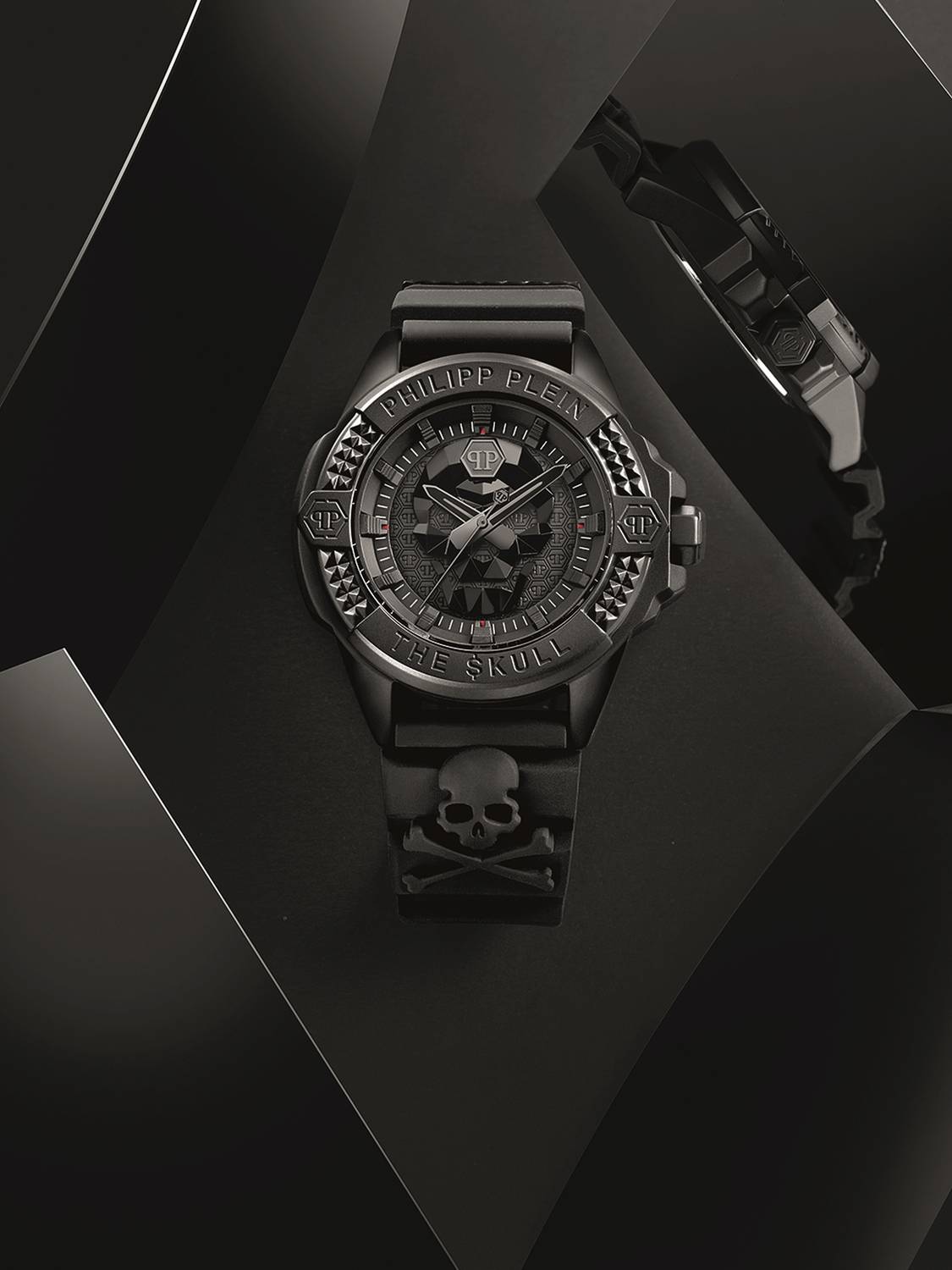 Philipp Plein Herrenuhr The $kull Titan Schwarz PWAAA0721