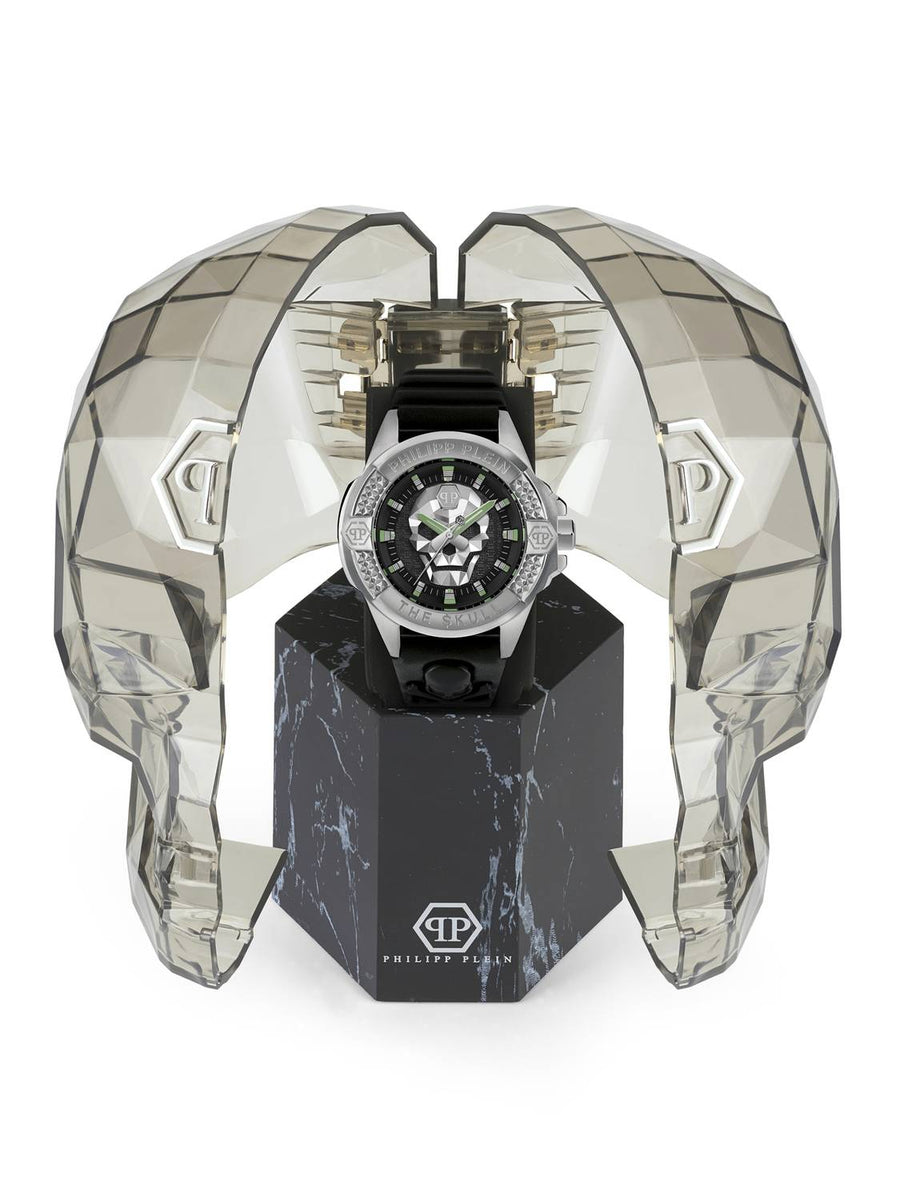 Philipp Plein Herrenuhr The $kull Titan Silber