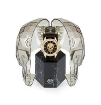 Thumbnail for Philipp Plein Unisex Uhr The $kull Genderless Crystal Titan Gold