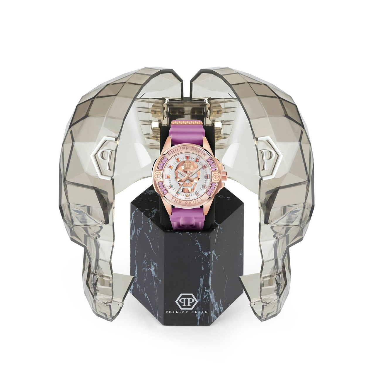 Philipp Plein Unisex Uhr The $kull Genderless Crystal