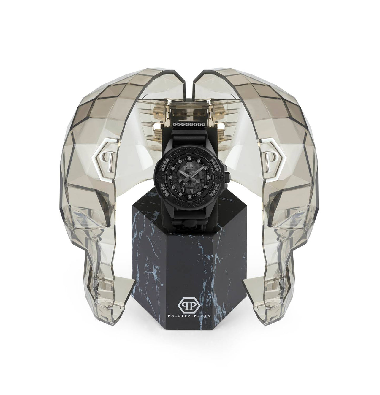 Philipp Plein Unisex Uhr The $kull Genderless Crystal