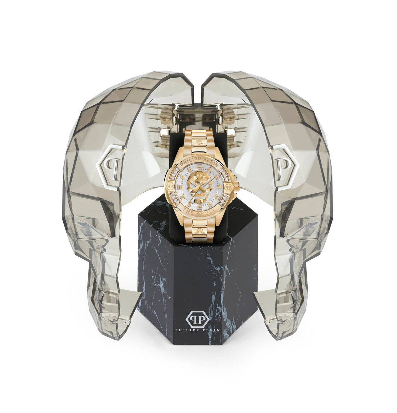 Philipp Plein Unisex Uhr The $kull Genderless Crystal