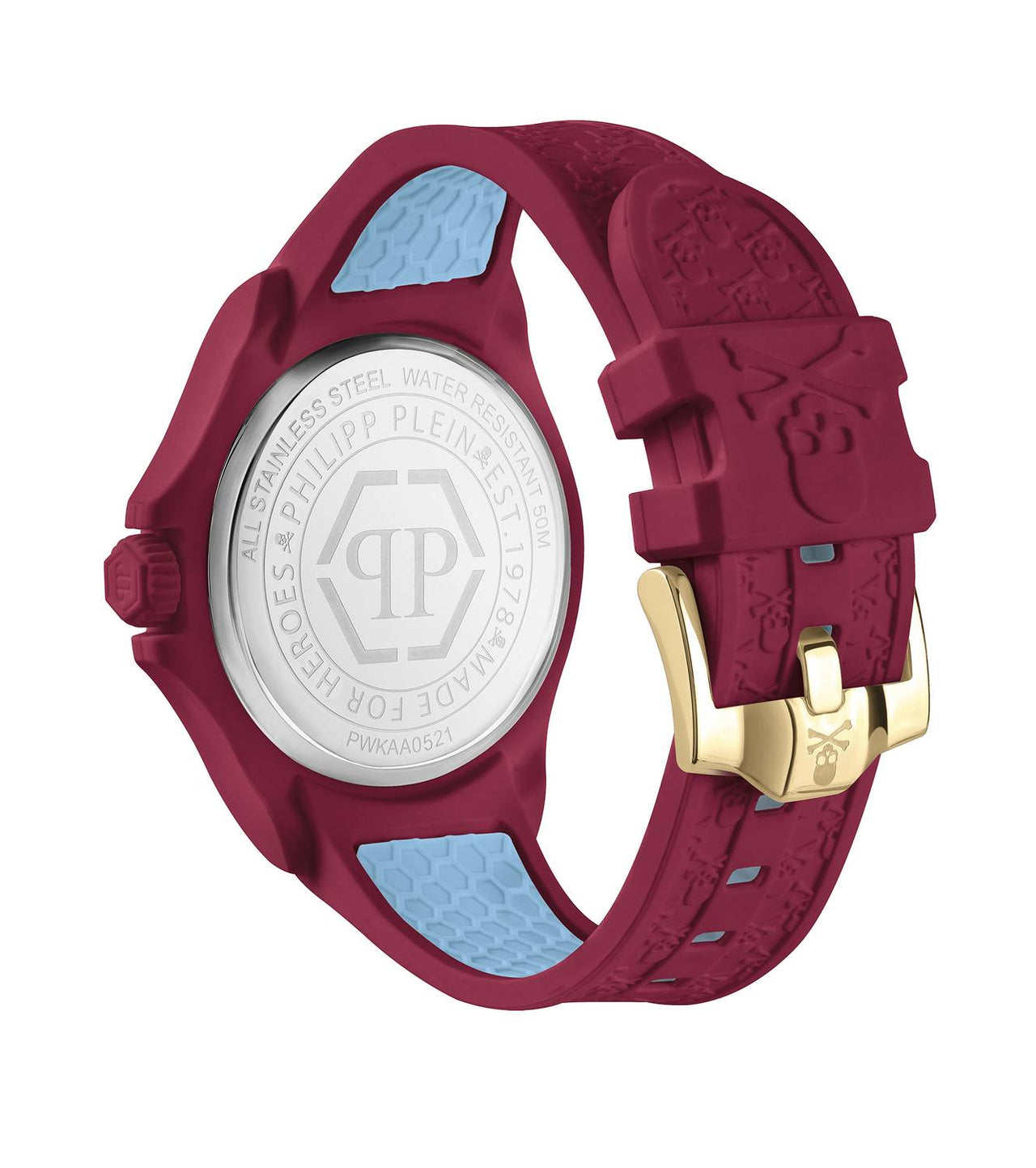 Philipp Plein Unisex Uhr Plein Power Burgundy PWKAA0521