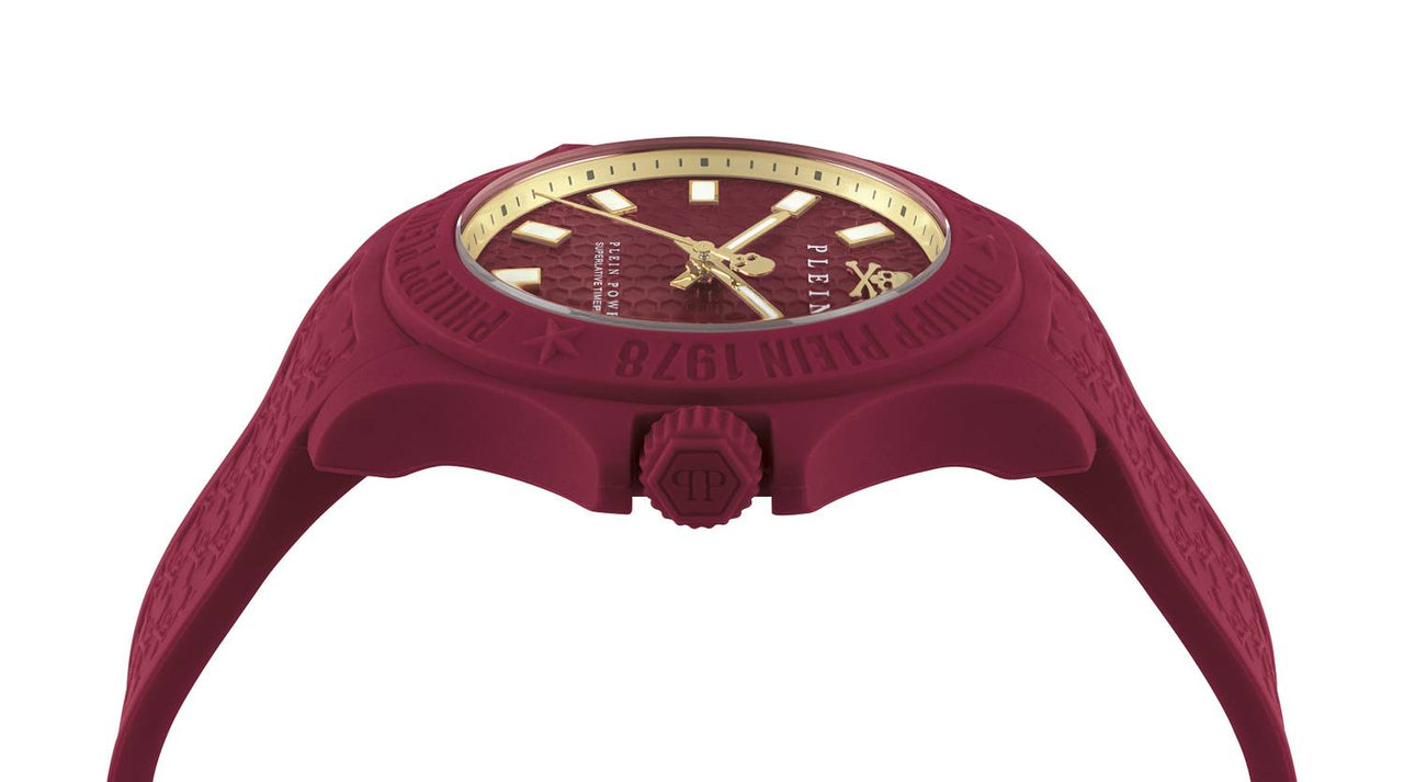 Philipp Plein Unisex Uhr Plein Power Burgundy PWKAA0521