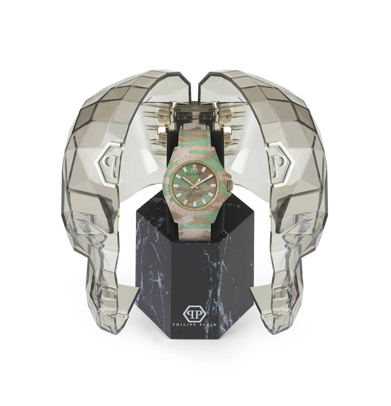 Philipp Plein Unisexuhr Plein Power Camouflage PWKAA0821