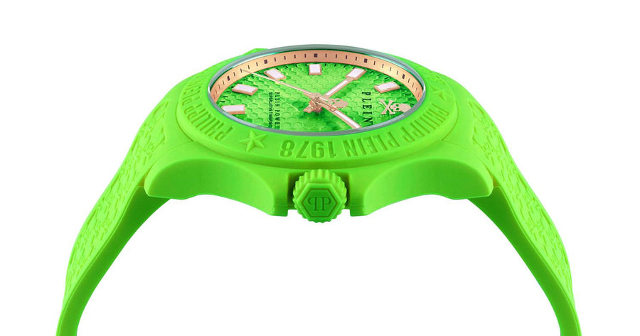 Philipp Plein Unisexuhr Plein Power Neon Grün PWKAA1121