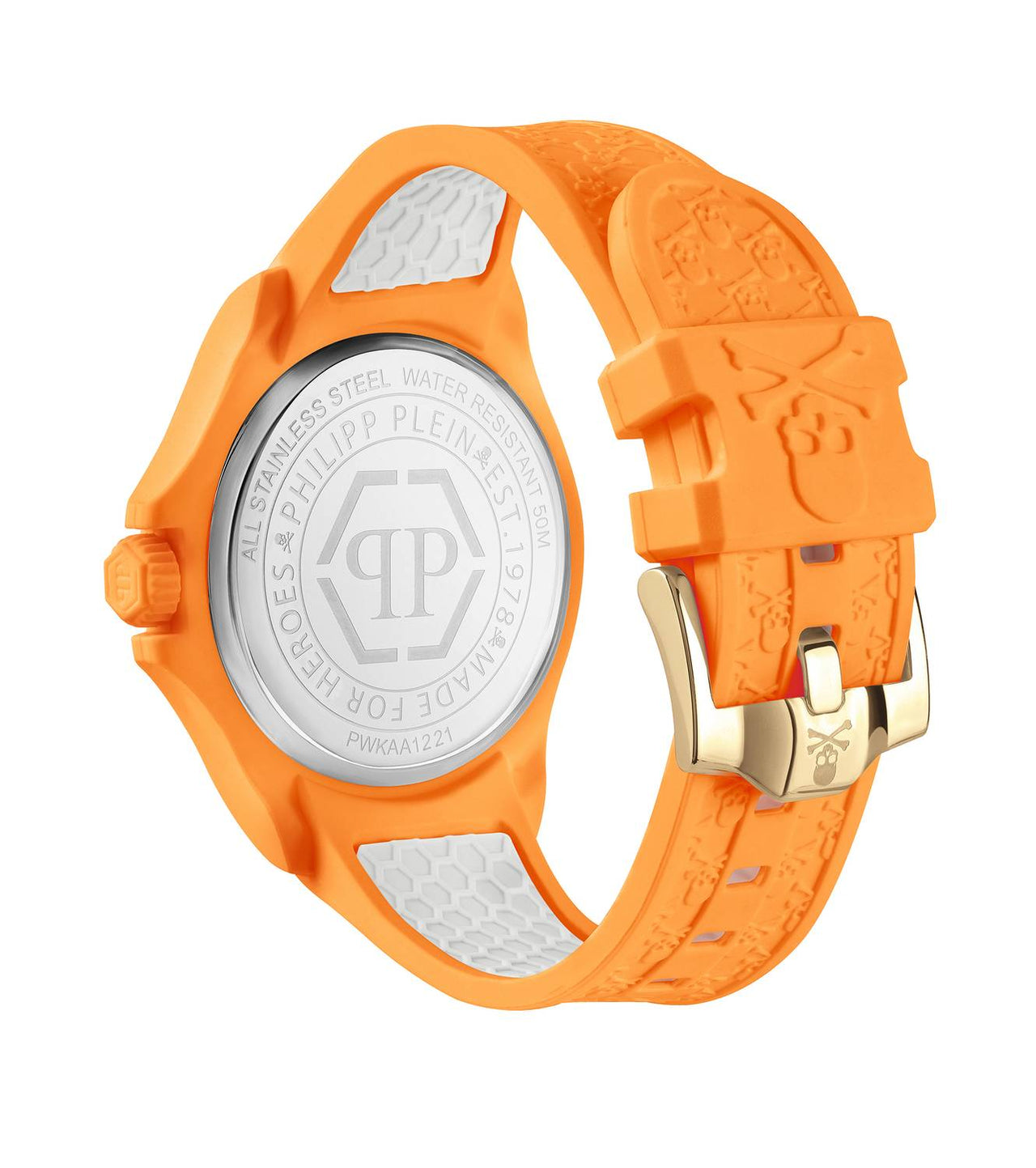 Philipp Plein Unisexuhr Plein Power Neon Orange PWKAA1221