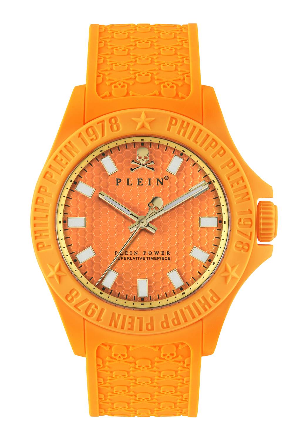 Philipp Plein Unisexuhr Plein Power Neon Orange PWKAA1221