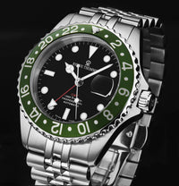 Thumbnail for Revue Thommen Schweizer Armbanduhr Taucheruhr GMT Diver Edelstahl Armband 17572.2234