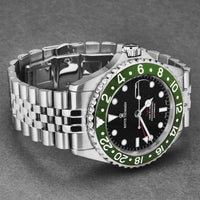 Thumbnail for Revue Thommen Schweizer Armbanduhr Taucheruhr GMT Diver Edelstahl Armband 17572.2234