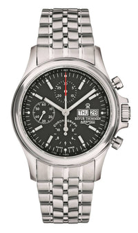 Thumbnail for Revue Thommen Herren Armbanduhr Automatic Airspeed Heritage Chronograph 43 mm Armband Edelstahl 17081.6134