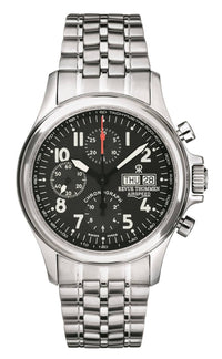 Thumbnail for Revue Thommen Herren Armbanduhr Automatic Airspeed Heritage Chronograph 43 mm Armband Edelstahl 17081.6137