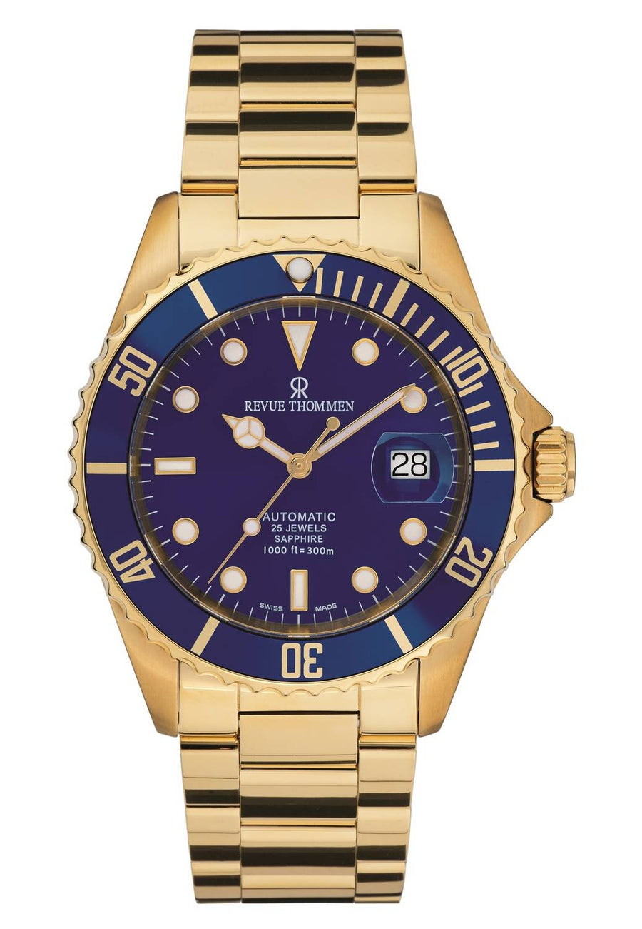 Revue Thommen Herren Armbanduhr Diver Automatic 42 mm  Armband Edelstahl 17571.2115