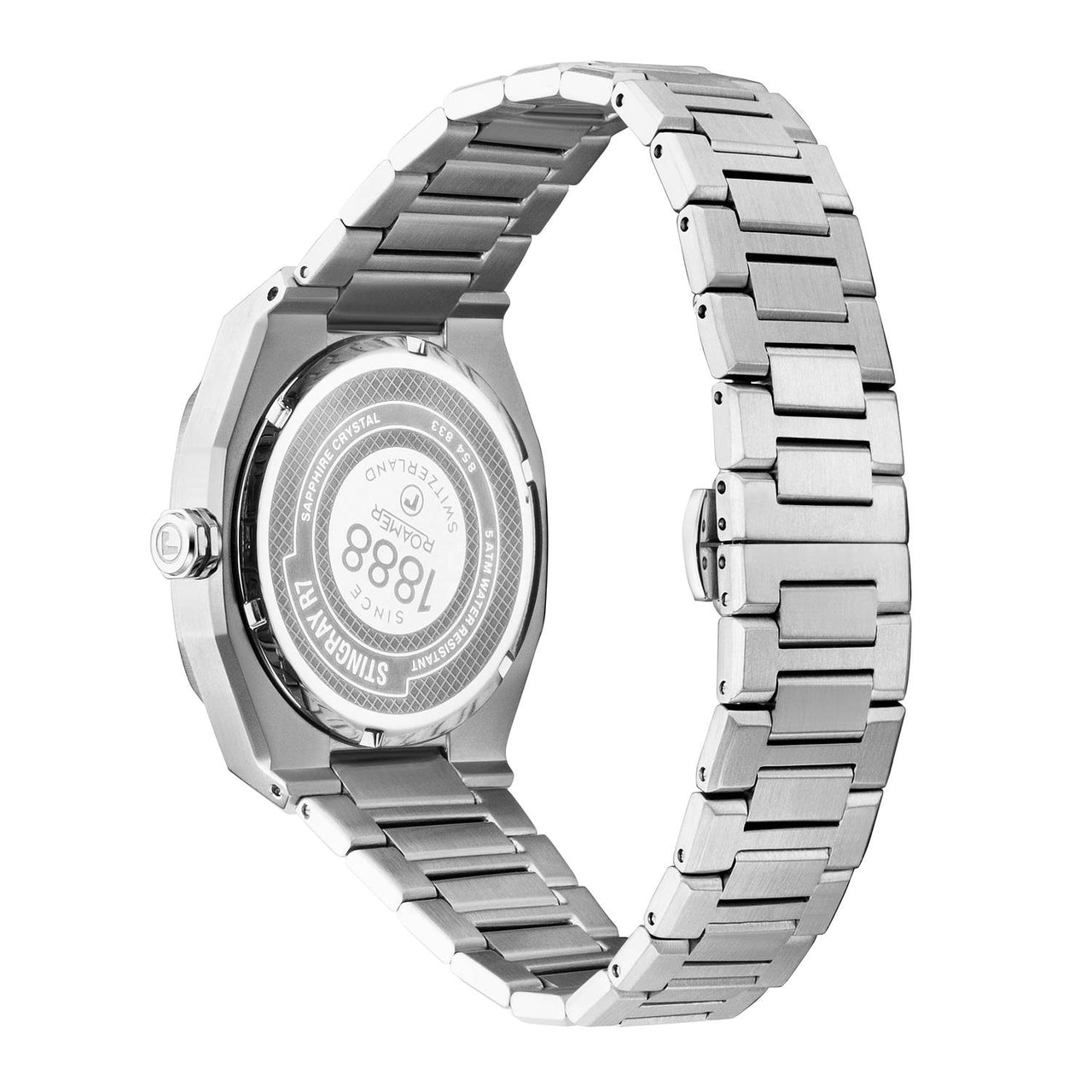 Roamer Herren Armbanduhr Stingray R7 40mm Armband Stainless Steel 854833 41 45 50