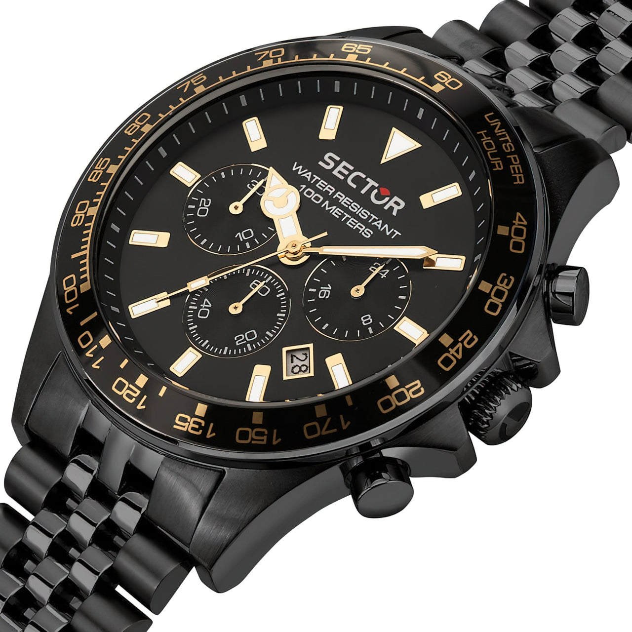 SECTOR Herren Armbanduhr Chronograph 230 43MM R3273661029