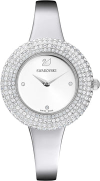 Thumbnail for SWAROVSKI Damenuhr Crystal Rose Analog Quarz mit Edelstahl-Armband STS/WHT/STS 5483853