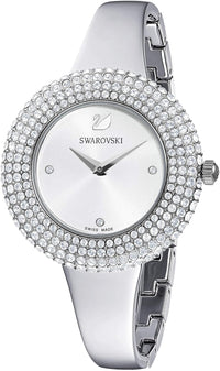 Thumbnail for SWAROVSKI Damenuhr Crystal Rose Analog Quarz mit Edelstahl-Armband STS/WHT/STS 5483853