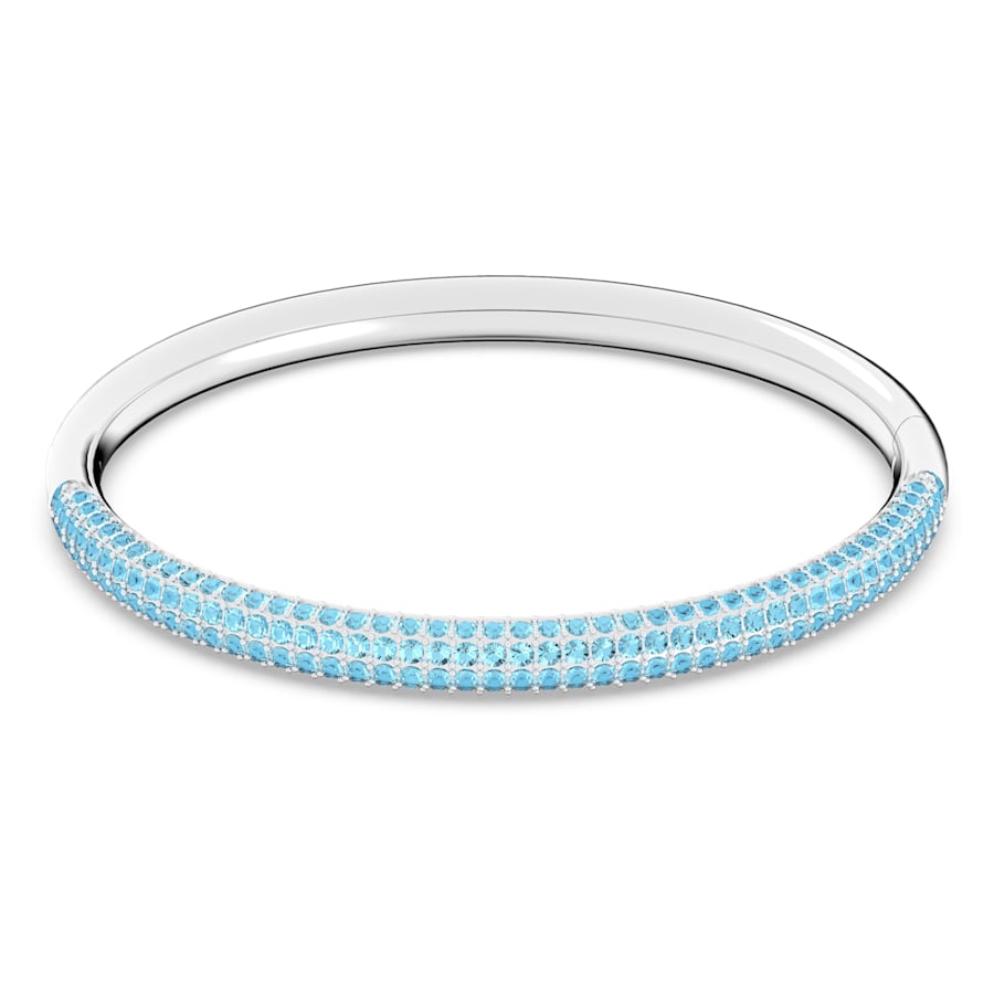 SWAROVSKI Stone Armreif Blau, Edelstahl M 5642919