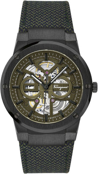 Thumbnail for Salvatore Ferragamo F-80 SKELETON  Automatik Herren Armbanduhr 41 mm SFCX00520