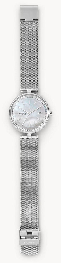 Thumbnail for Skagen Damen Armbanduhr Karolina Solarbetriebene silberfarben Steel Mesh 36 mm SKW2979