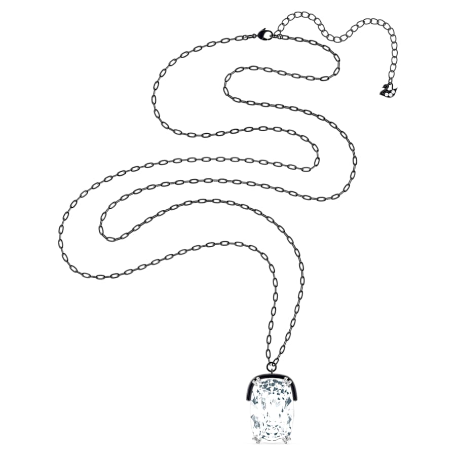 Swarovski  Swarovski Damen Kette HARMONIA:PEND CRY/MIX Harmonia Anhänger Übergroßer Kristall, Weiß, Metallmix 5600042