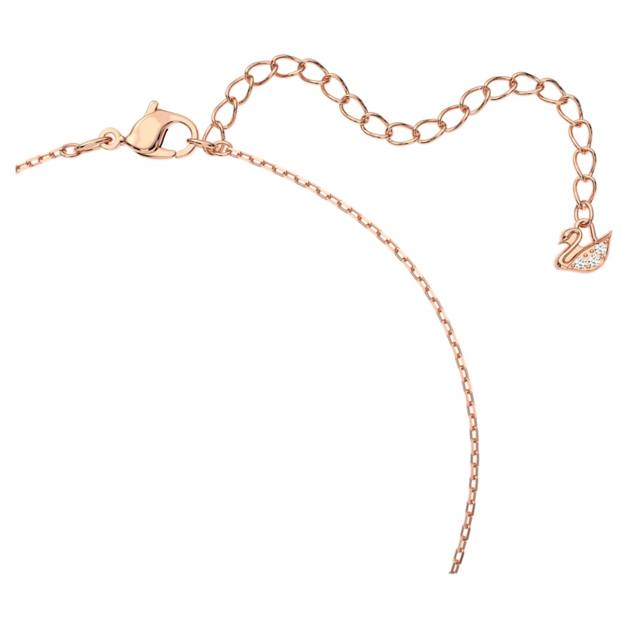 Swarovski  Swarovski Damen Kette "STONE" Stone Halskette Verflochtene Ringe, Weiß, Roségold-Legierungsschicht 5414999