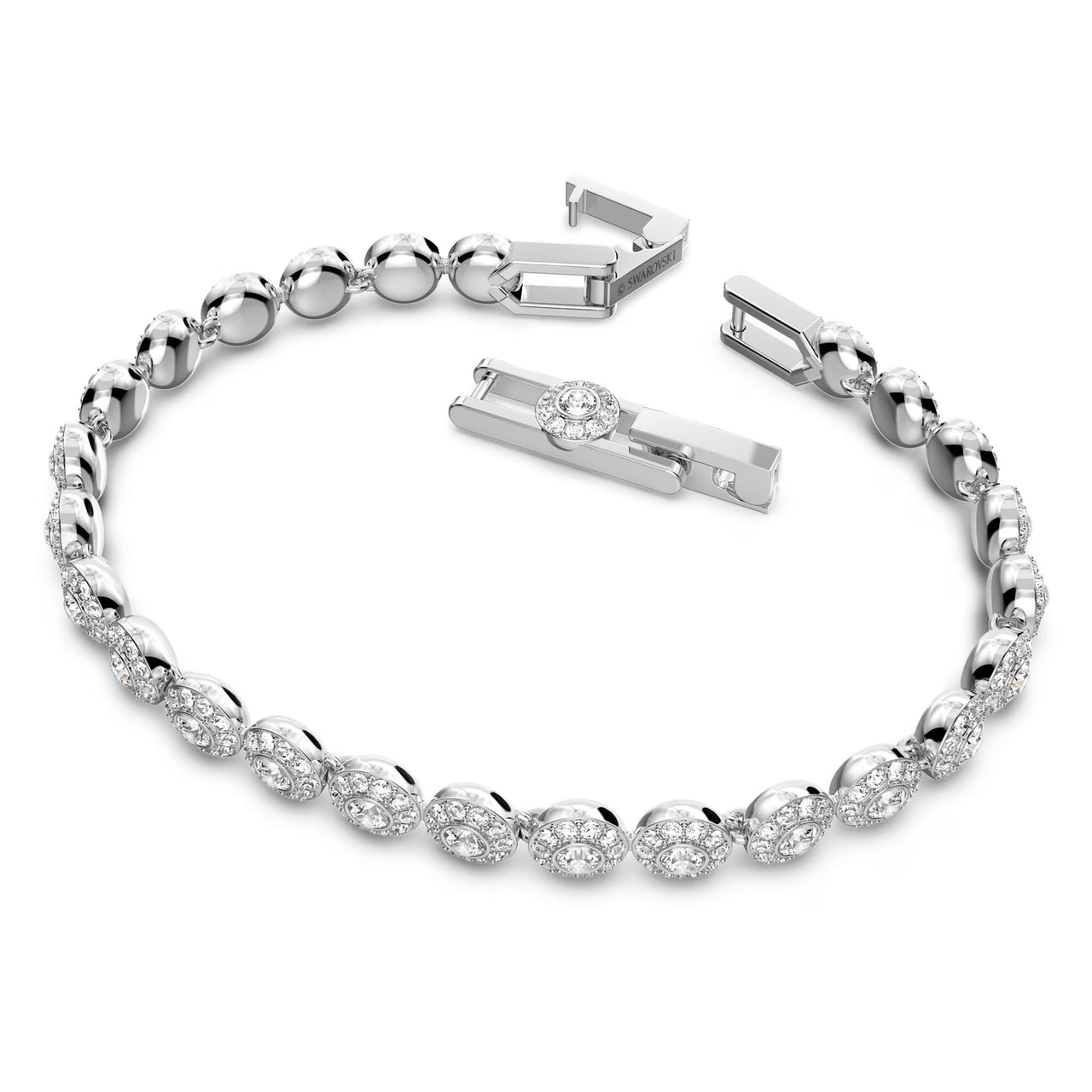 Swarovski Angelic Armband in Weiß, 5071173 - Zeitlose Eleganz mit funkelndem Kristallpavé, Rhodiniert