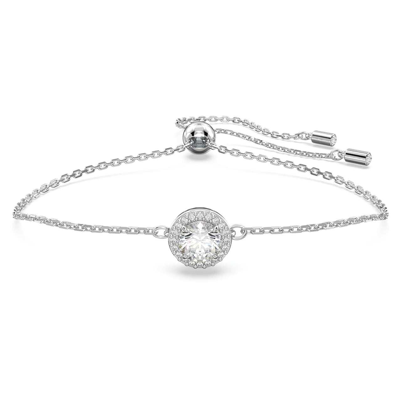 Swarovski Damen Armband Constella Rundschliff, Weiß, Rhodiniert 5636266