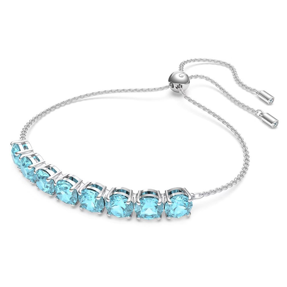 Swarovski Damen Armband Exalta Blau, Silberfarbe  5643755