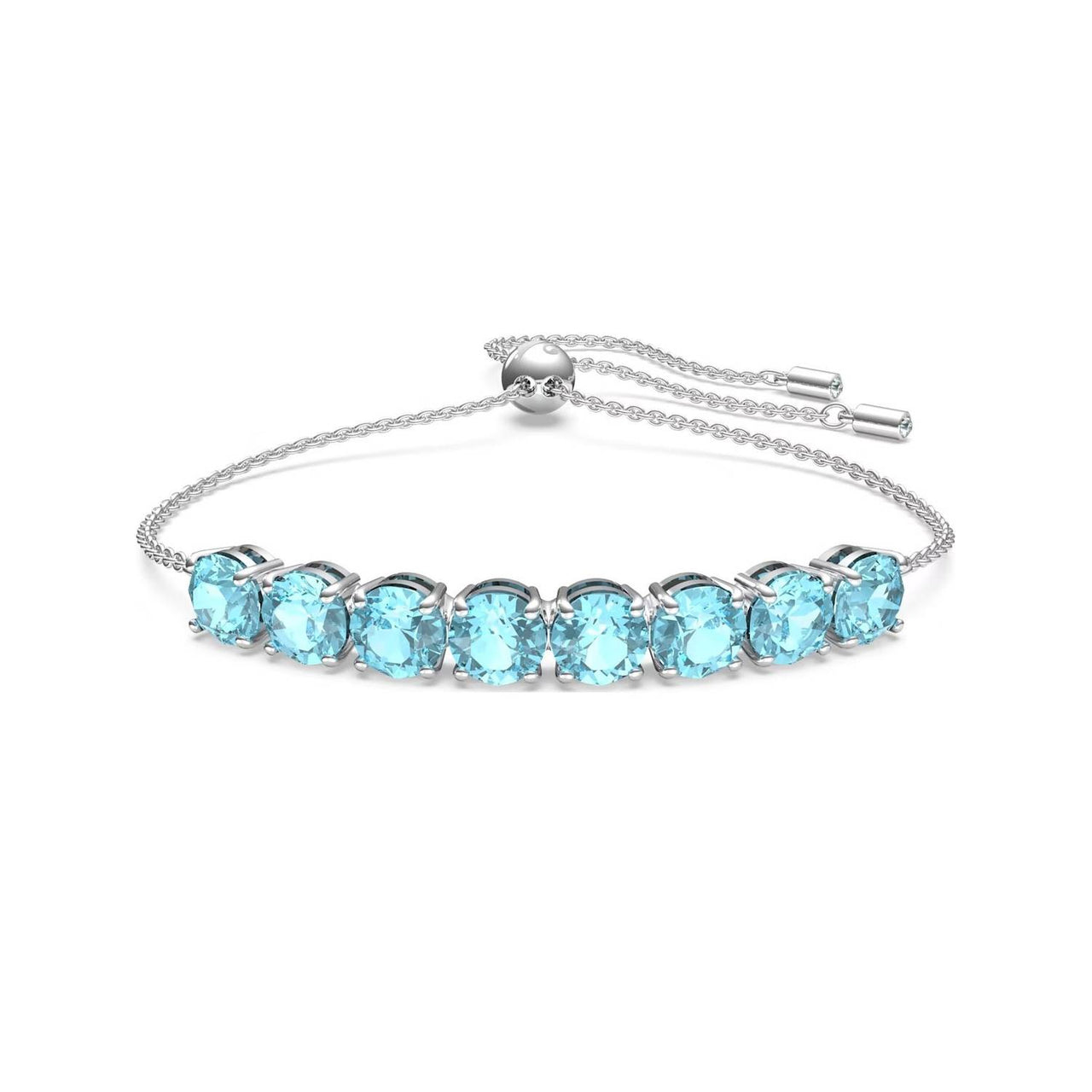 Swarovski Damen Armband Exalta Blau, Silberfarbe  5643755