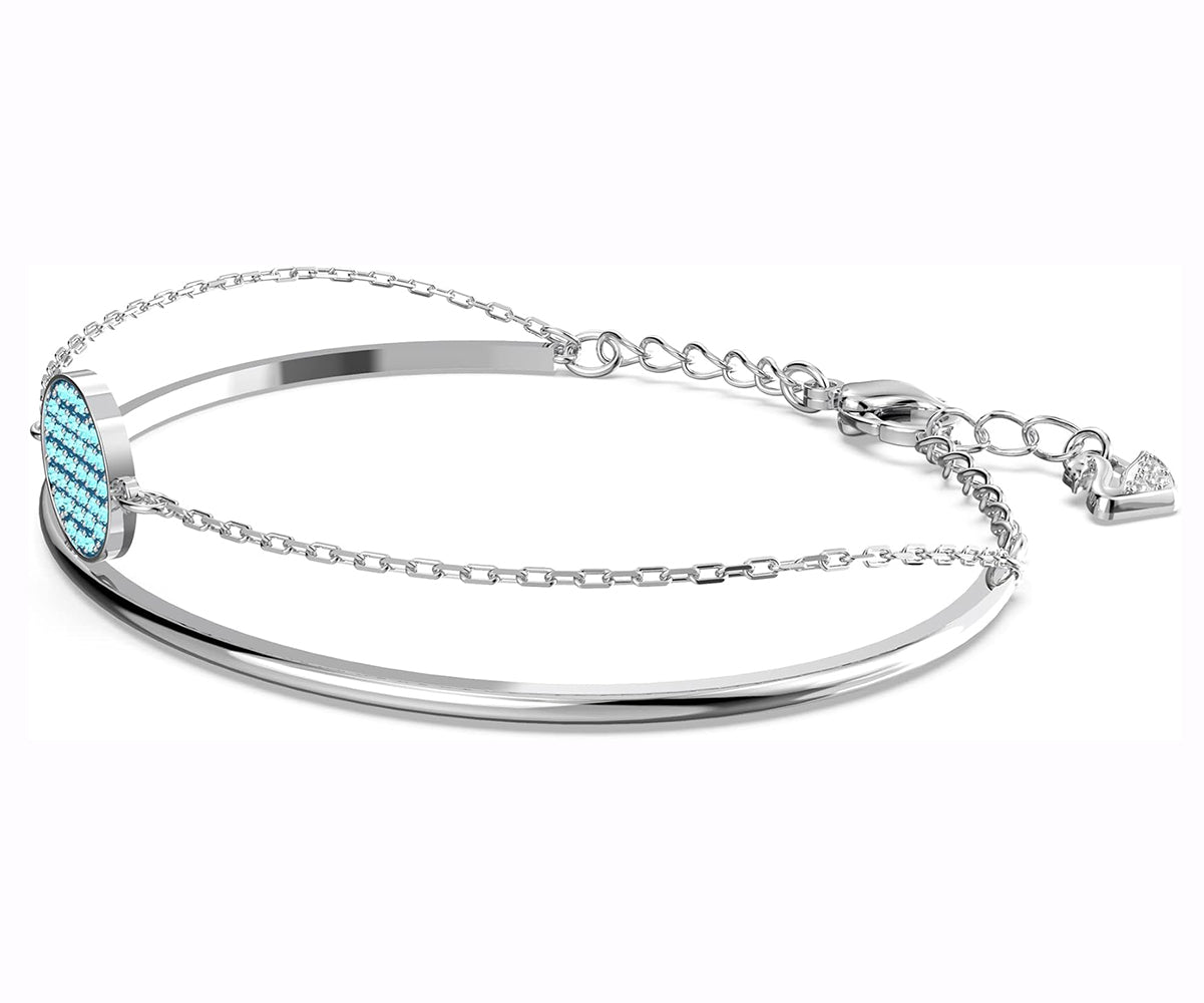 Swarovski Damen Armband Ginger Rundschliff Blau Pavé 5642950