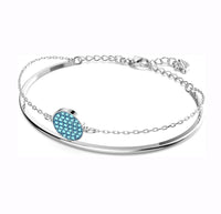 Thumbnail for Swarovski Damen Armband Ginger Rundschliff Blau Pavé 5642950