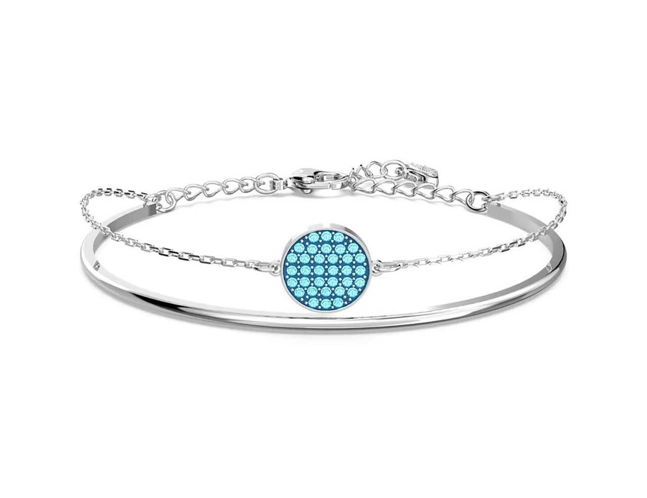 Swarovski Damen Armband Ginger Rundschliff Blau Pavé 5642950