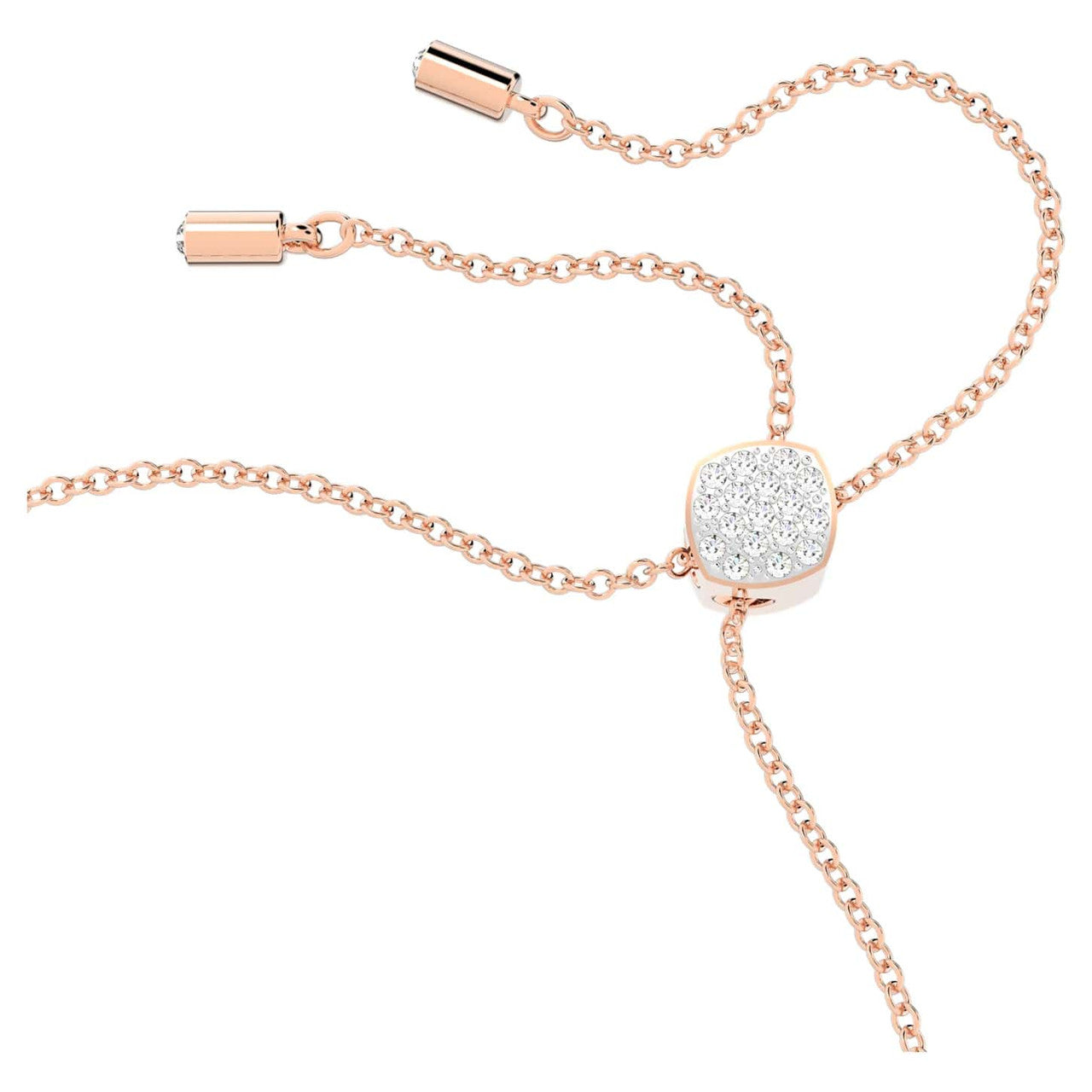 Swarovski Damen Armband Lilia Schmetterling, Weiß, Roségoldfarbe 5636430