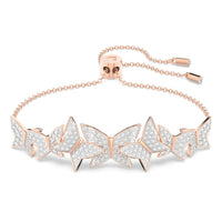 Thumbnail for Swarovski Damen Armband Lilia Schmetterling, Weiß, Roségoldfarbe 5636430