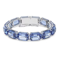 Thumbnail for Swarovski Damen Armband Millenia Oktagon-Schliff, Blau, Rhodiniert 5614927