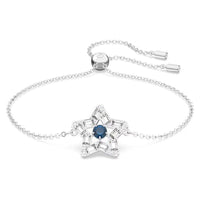 Thumbnail for Swarovski Damen Armband Stella Verschiedene Schliffe, Stern, Blau, Rhodiniert M 5639187