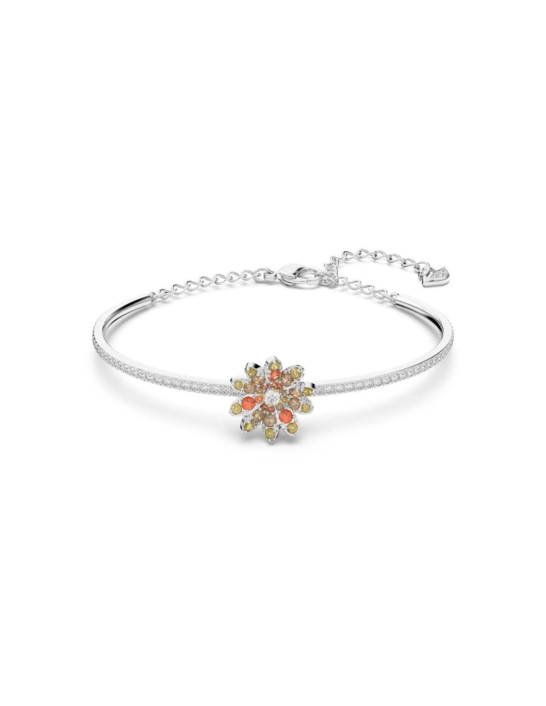 Swarovski Damen Armreif Eternal Flower Blume, Mehrfarbig, Metallmix 5642890