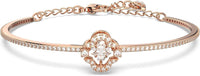 Thumbnail for Swarovski Damen Armreif Sparkling Dance Glücksklee, Weiß, Roségoldfarbe 5642925