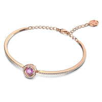 Thumbnail for Swarovski Damen Armreif Sparkling Dance Rundschliff, Violett, Roségoldfarbe  5620554