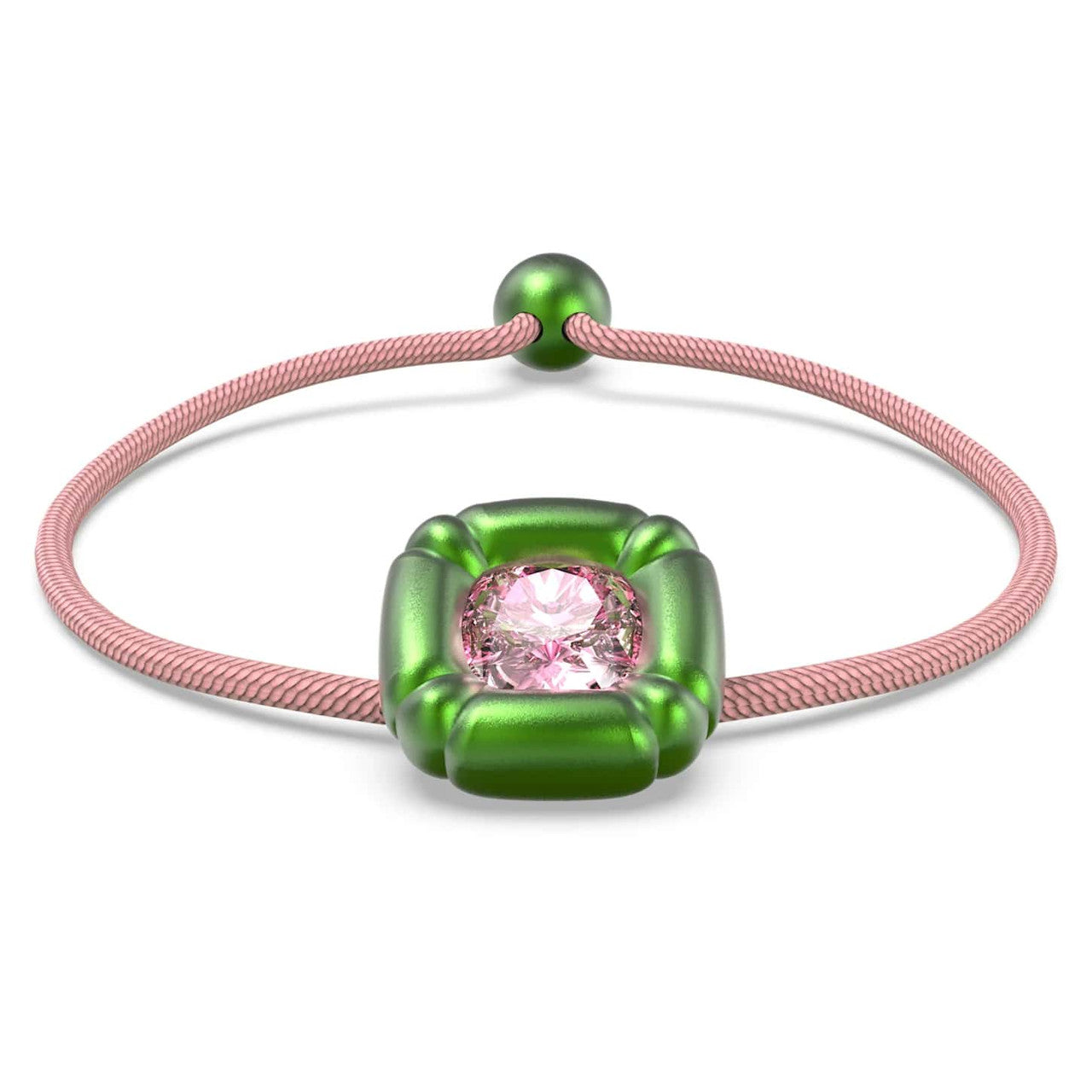 Swarovski Damen Dulcis Armband Kissenschliff, Grün-Pink  5613643