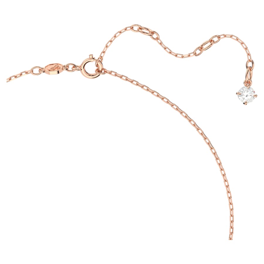 Swarovski Damen Millenia Halskette Oktagon-Schliff, Violett, Roségold-Legierungsschicht 5640291