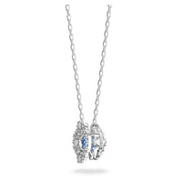 Thumbnail for Swarovski Damen Swarovski Sparkling Dance Halskette Glücksklee, Blau, Rhodiniert  5642927