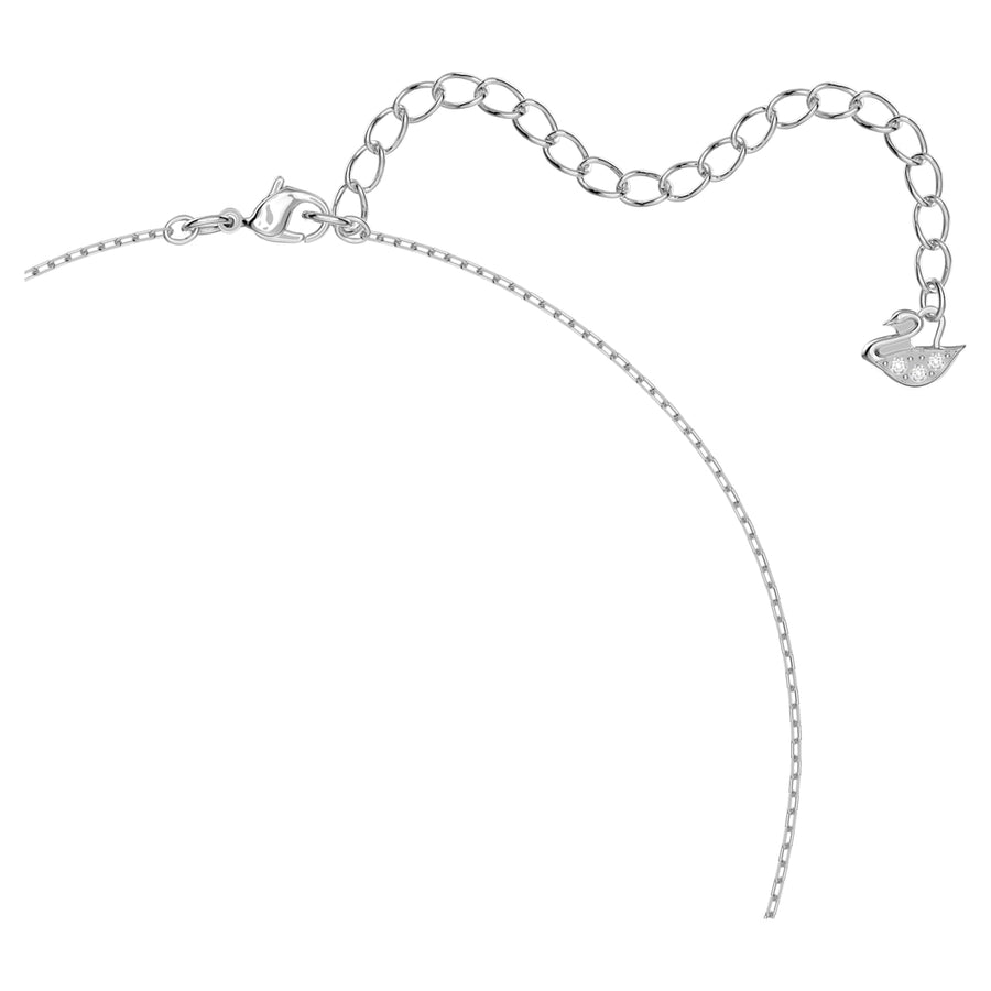 Swarovski Damen Swarovski Sparkling Dance Halskette Glücksklee, Blau, Rhodiniert  5642927