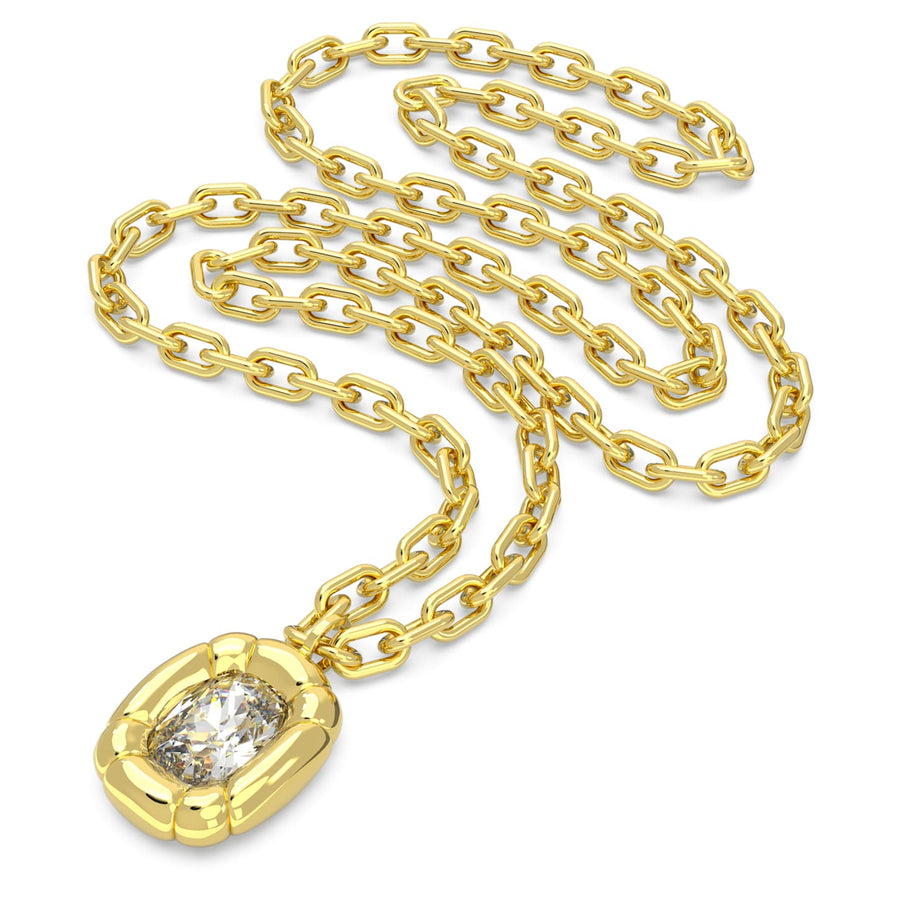 Swarovski Damen Dulcis Anhänger Kissenschliff, Goldfarben, Goldlegierungsschicht  5613656