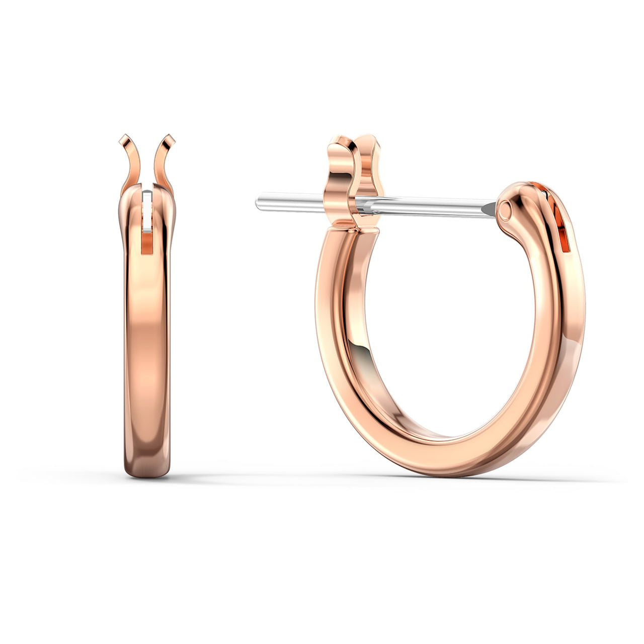 Swarovski Damen Ohrringe Ginger Drop-Ohrhänger Weiß, Roségold-Legierungsschicht 5567528