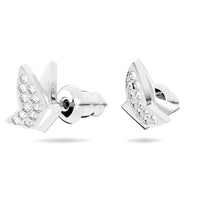 Thumbnail for Swarovski Damen Ohrringe Lilia Ohrstecker Schmetterling, Weiß, Rhodiniert  5636424