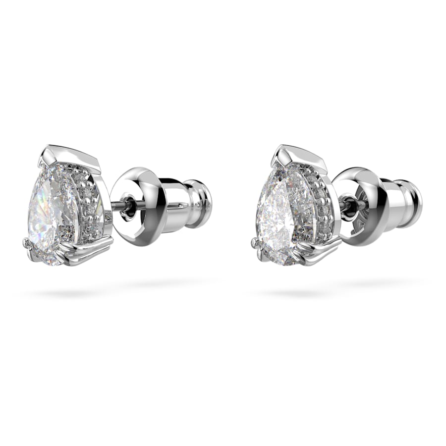 Swarovski Damen Ohrringe Millenia Ohrstecker Tropfenschliff, Weiß, Rhodiniert  5636713